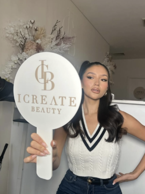 Custom Circle Paddle Mirror